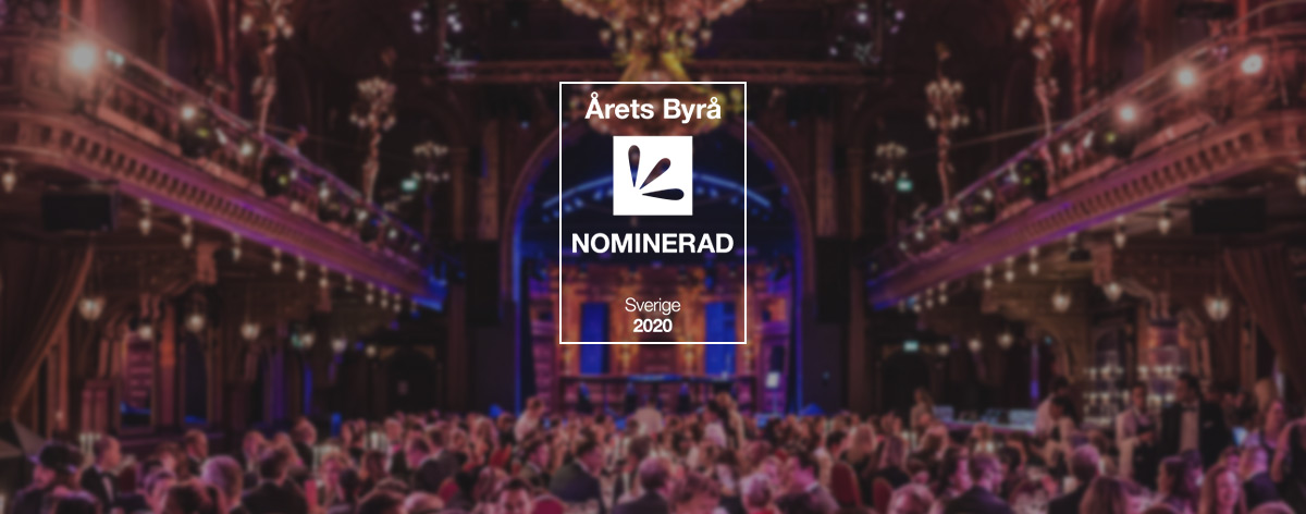 Nominerade till Årets Byrå 2020