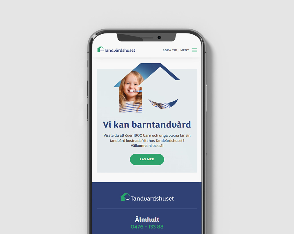 Bravissimo Agency - Hemsida Tandvårdshuset