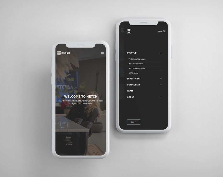 Bravissimo Agency - Hemsida, HETCH