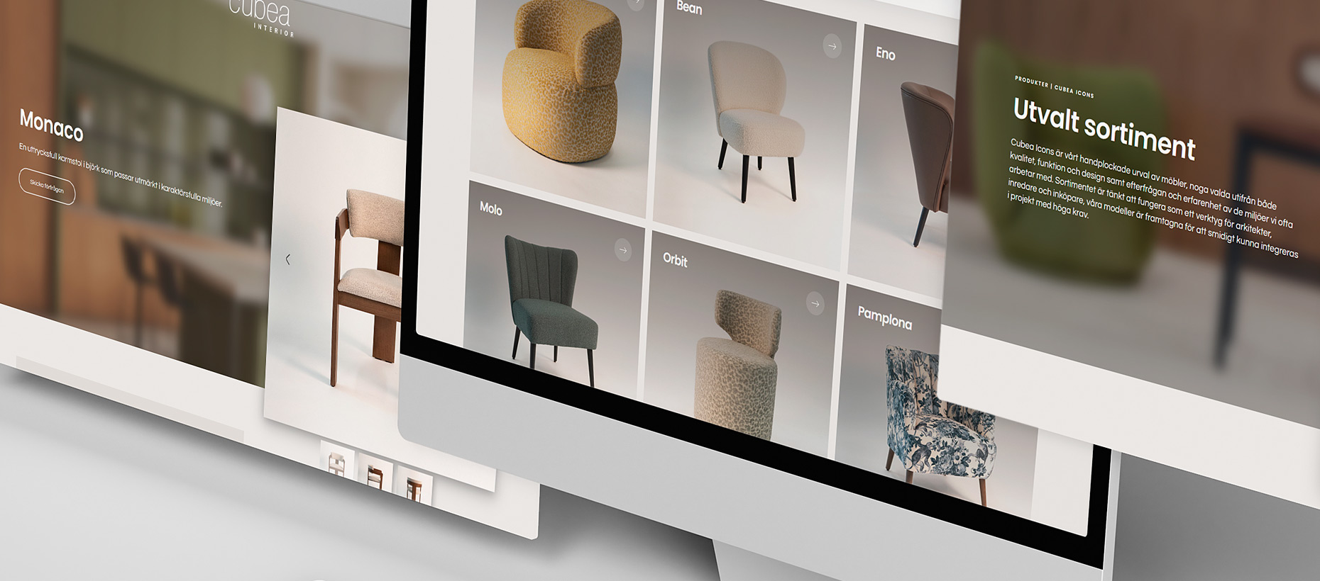 Bravissimo Agency - Hemsida, Cubea Interior