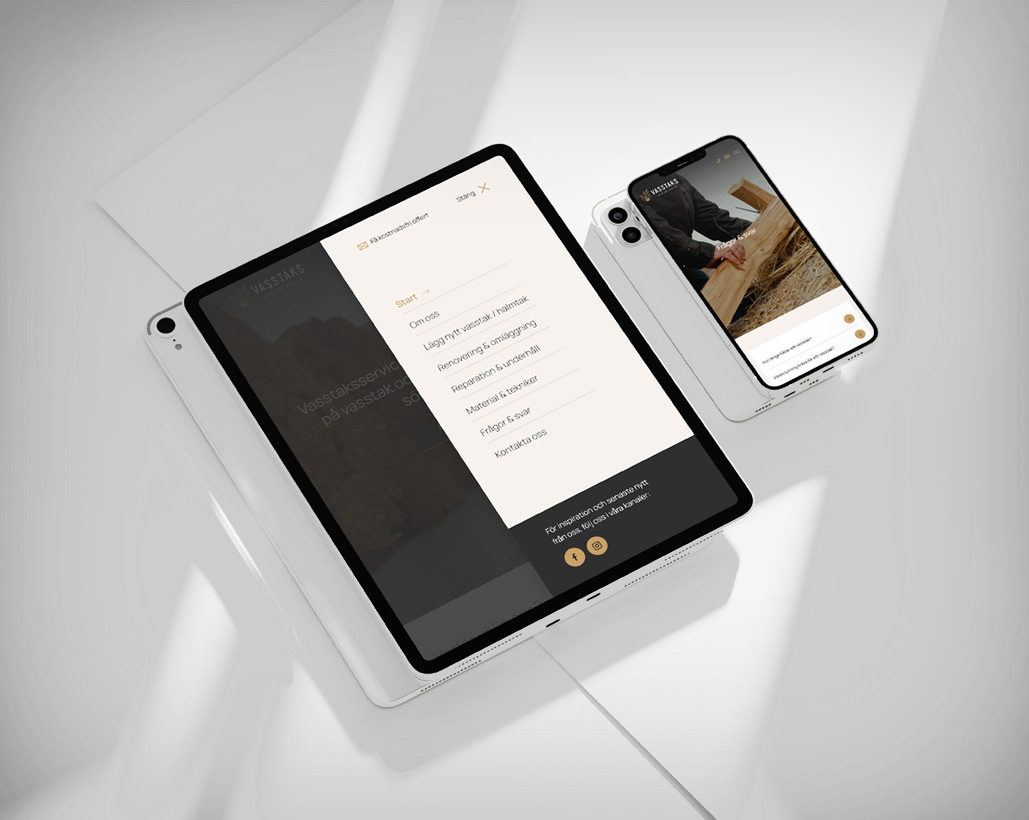 Bravissimo Agency - Hemsida, Vasstaksservice Syd