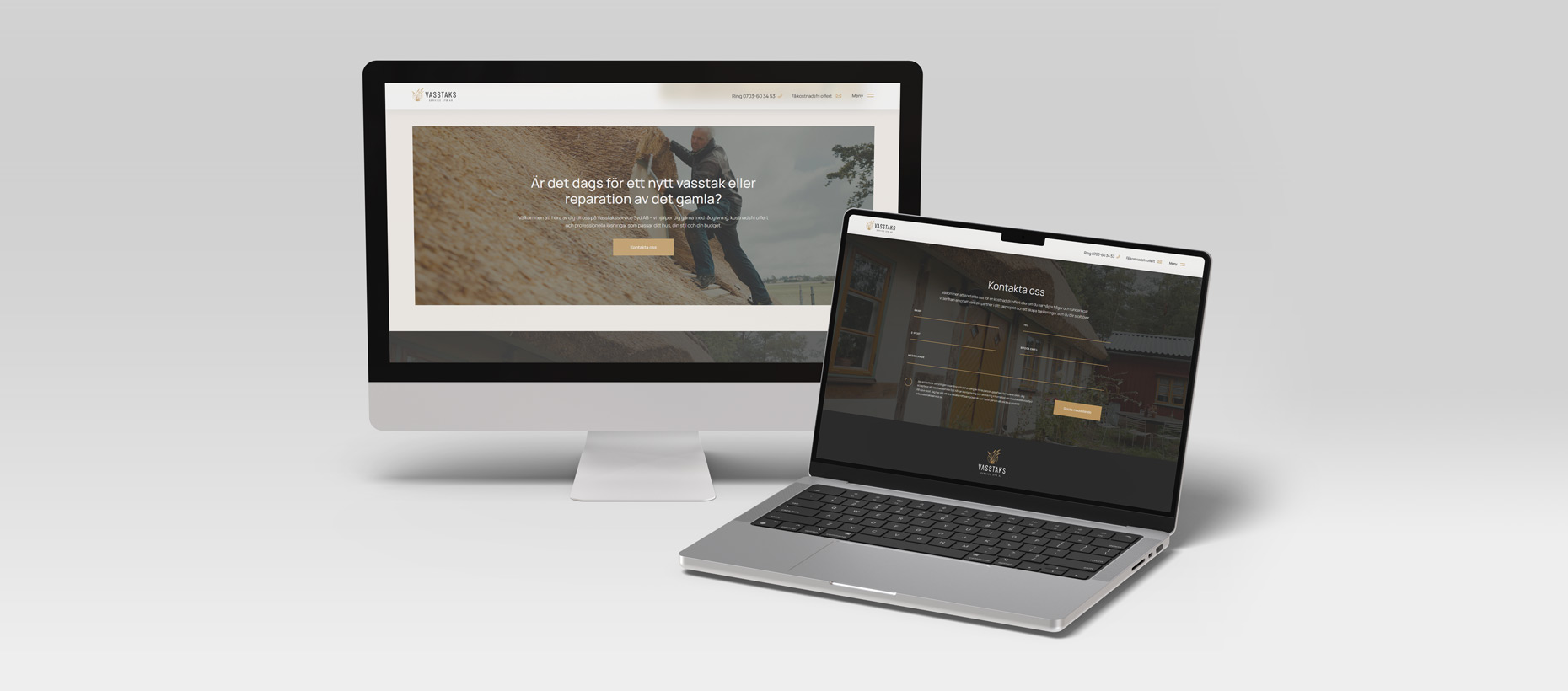 Bravissimo Agency - Hemsida, Vasstaksservice Syd