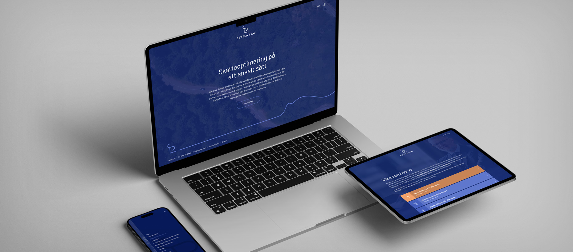 Settla Law - Hemsida